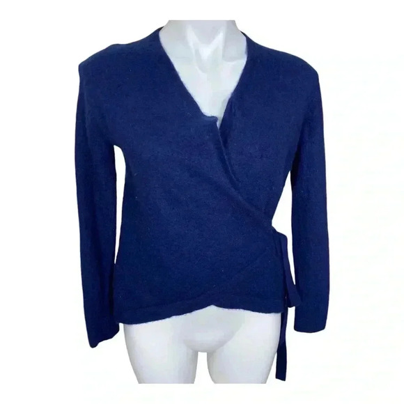 J. Crew Sweaters - J.Crew cashmere sweater wrap black label size large capsule wardrobe